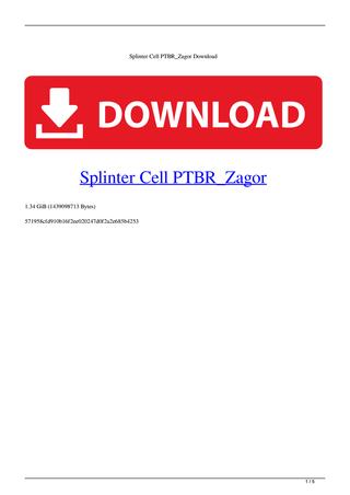 Splinter Cell Pc Download Completo